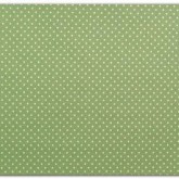 Tissu adhésif – vert pois blanc