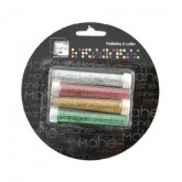 Tubes à paillettes