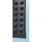 Gouttes d’eau noires adhésives