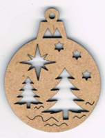 Bouton mini boule de Noël – Sapin Bouton mini boule de Noël – Sapin