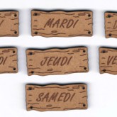 Série boutons « La semaine »