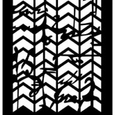 Pochoir : chevrons