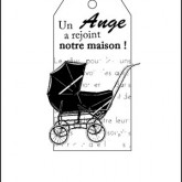 Étiquette naissance : un ange