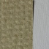 Toile coton adhésive beige et lin