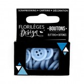 Boutons « Bleu acier »