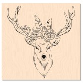 Tampon « Cerf boho chic »