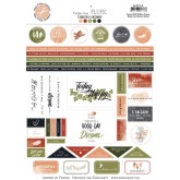 Étiquettes à découper – Collection « Plume »