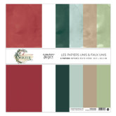 Kit papiers unis « Oh winter »