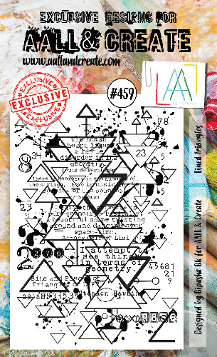 #459 Lined triangles