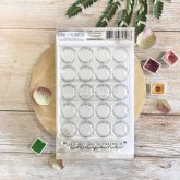 Fond rond palette