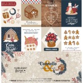 Papiers imprimés « Cannelle & Chocolat »
