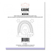Pochoir Broderie Rainbow Arc-en-ciel