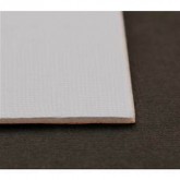Cardstock blanc sur feuille adhésive et mousse relief blanche