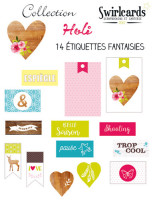 Sachet d’étiquettes « Holi »