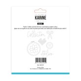 Pochoir broderie &laquo;&nbsp;Atelier&nbsp;&raquo;