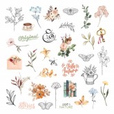 Die cuts calques &laquo;&nbsp;Vintage journal&nbsp;&raquo;