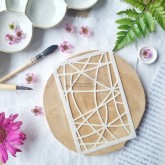 Pochoir &laquo;&nbsp;Abstract&nbsp;&raquo;